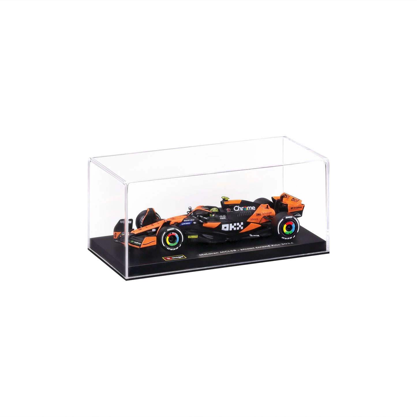 Model car Mclaren MCL 38 #4 LANDO NORRIS 2024 1:43 Bburago Signature
