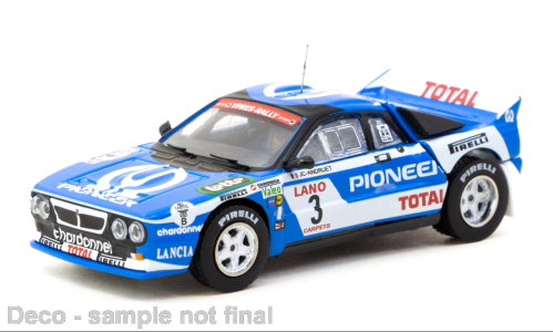 Macheta auto Lancia 037 Rally, 24h Ypres, 1983, #3 1:64 Tarmac Works