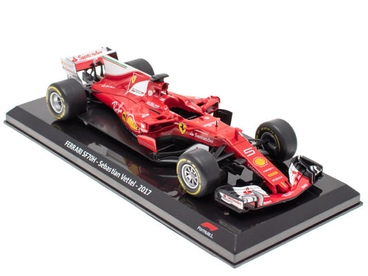 Macheta auto Ferrari SF70H Sebastian Vettel (2017) 1:24 Ixo