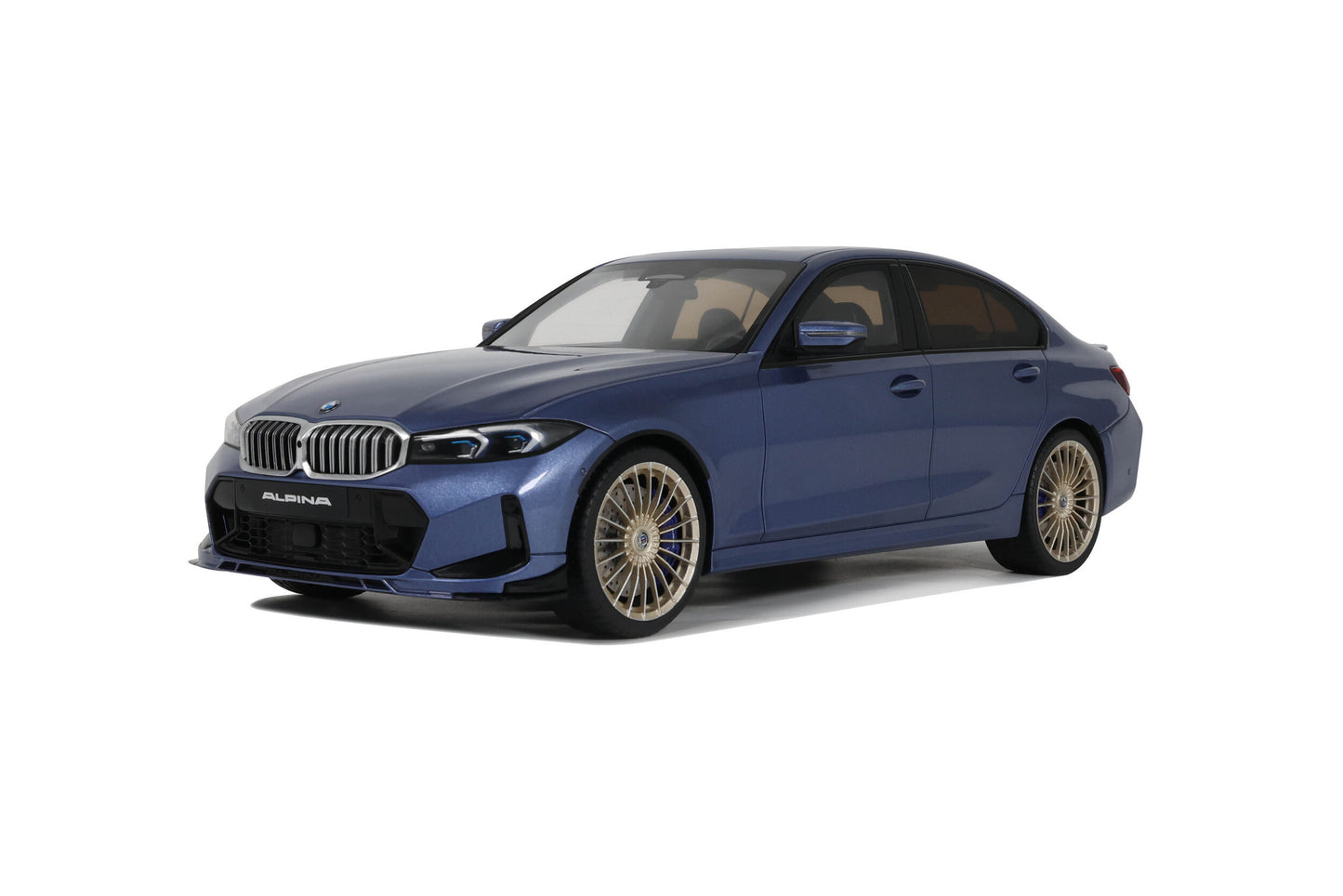 Macheta BMW Alpina B3 GT Saloon 2024 albastru 1:18 GT Spirit