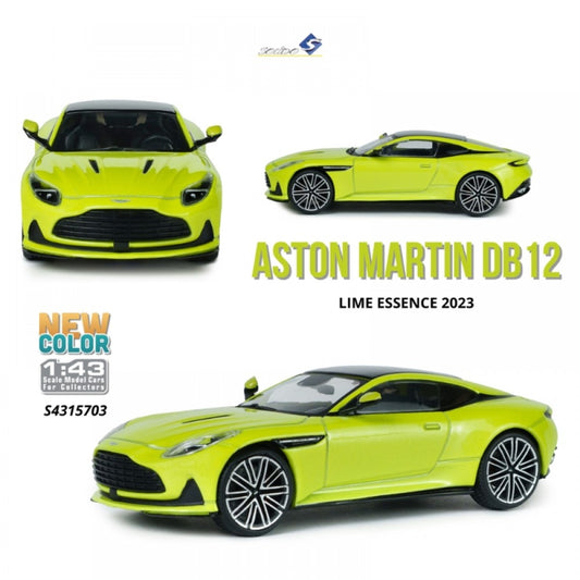 *Precomanda Macheta auto Aston Martin DB12 Lime Essence 2023 1:43 Solido
