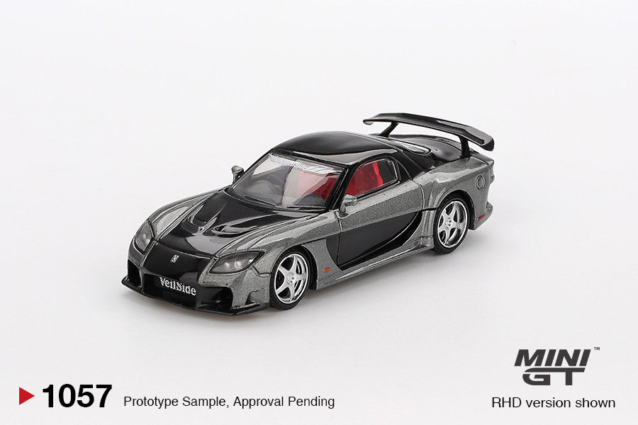 Macheta auto Mazda RX-7 (FD3S) VeilSide Fortune, Grey, 2011 (LHD) 1:64 MIniGT