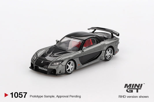 Macheta auto Mazda RX-7 (FD3S) VeilSide Fortune, Grey, 2011 (LHD) 1:64 MIniGT