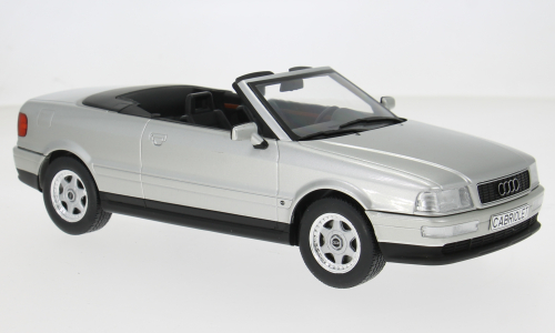 Macheta auto Audi Cabriolet, argintiu, 1991 1:18 MCG