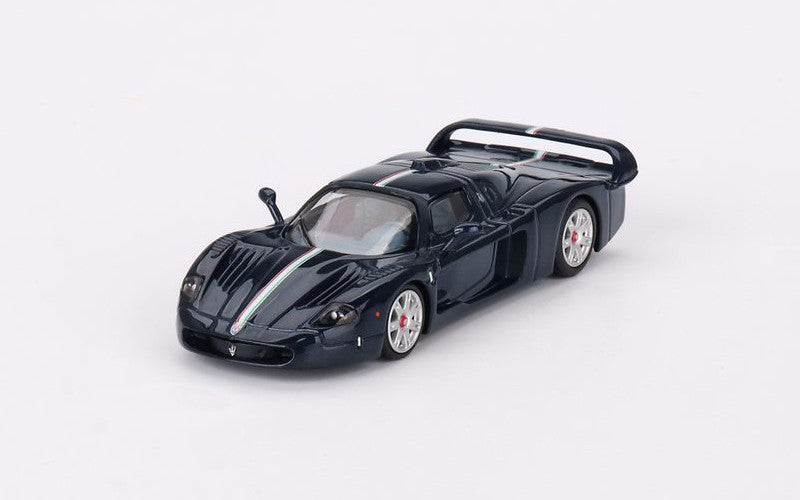 Macheta auto Maserati MC12 Stradale Blue Metallic w /Stripe 2008  1:64 BBR
