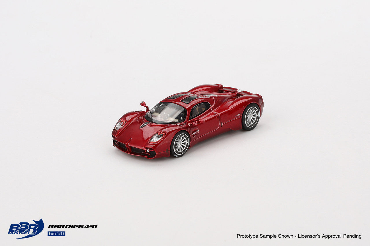Macheta auto Pagani Utopia Dubai, Red, 2023  1:64 BBR