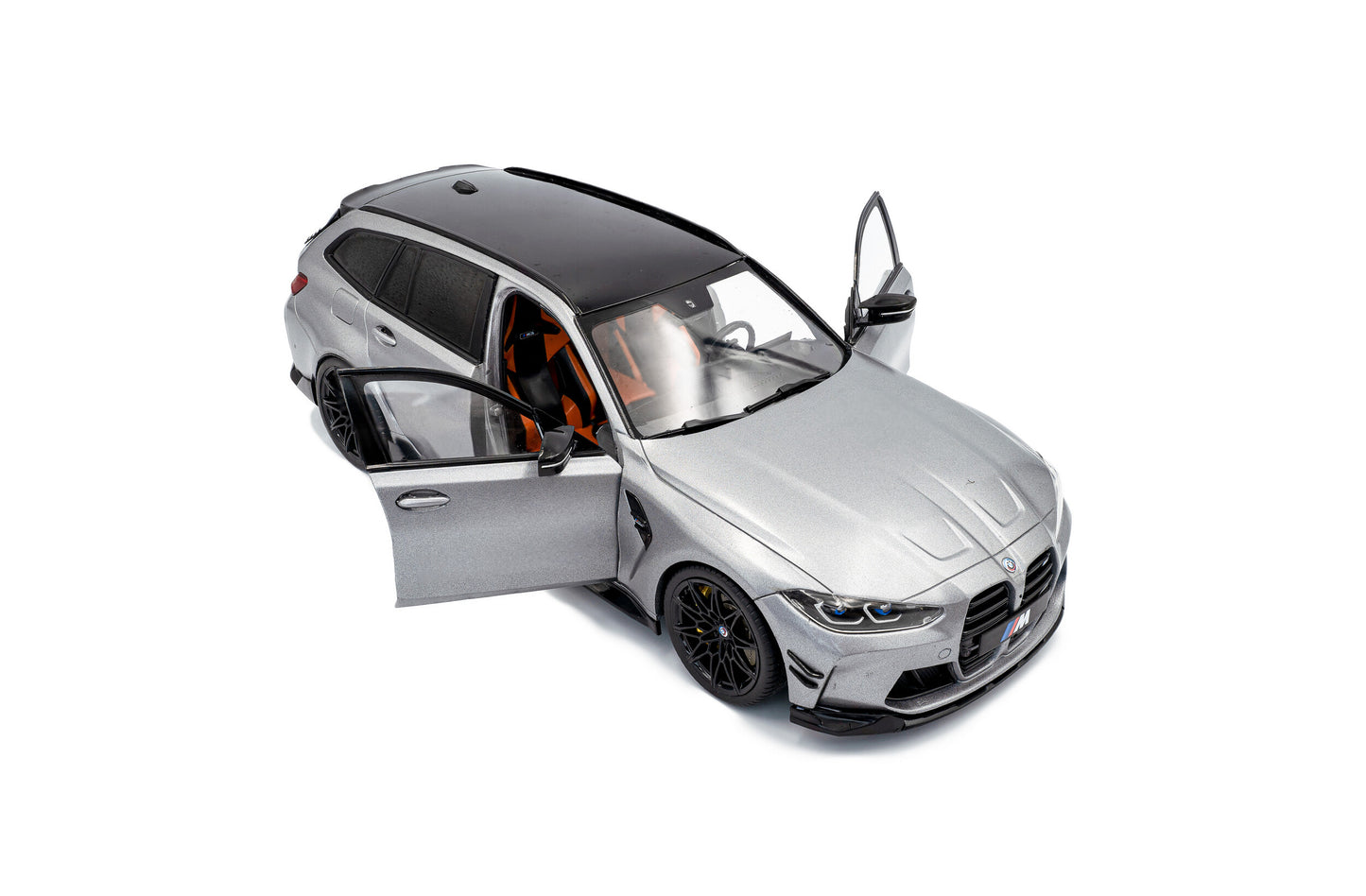 Model car BMW M3 Touring with Performance Parts – Frozen Pure Gray Metallic – 2024 1:18 Solido