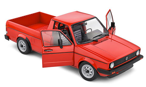 Macheta auto Volkswagen Caddy Mk.1 Rosu (1982) 1:18 Solido