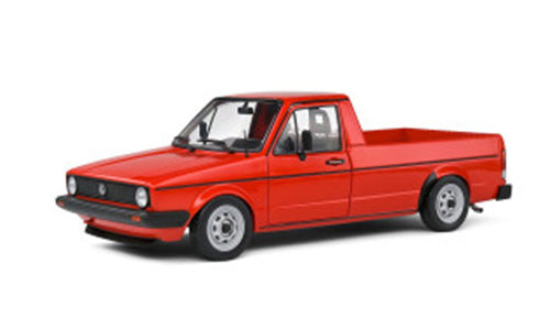 Macheta auto Volkswagen Caddy Mk.1 Rosu (1982) 1:18 Solido