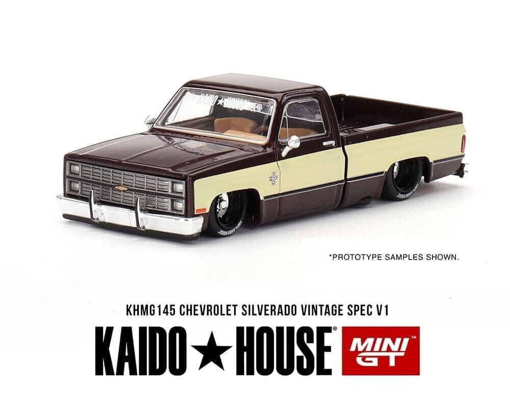 Macheta auto Chevrolet Silverado Kaido Vintage Spec V1 1:64 MIniGT/Kaido House