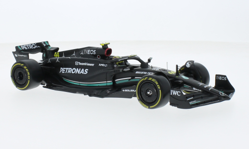 Macheta auto Mercedes AMG W14 E Perf Petronas F1  L. Hamilton (2023)  1:24 Bburago Signature