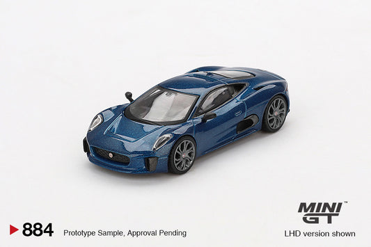 Macheta auto Jaguar C-X75, Blue, 2024 (LHD) 1:64 MIniGT