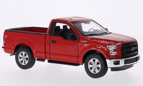 Macheta auto Ford F-150, rosu, 2015, 1:24 Welly