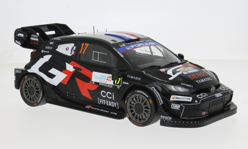 Macheta auto Toyota GR Yaris Rally1, Rally Islas Canaris, 2025, #17, S.Ogier/V.Landais 1:18 IXO