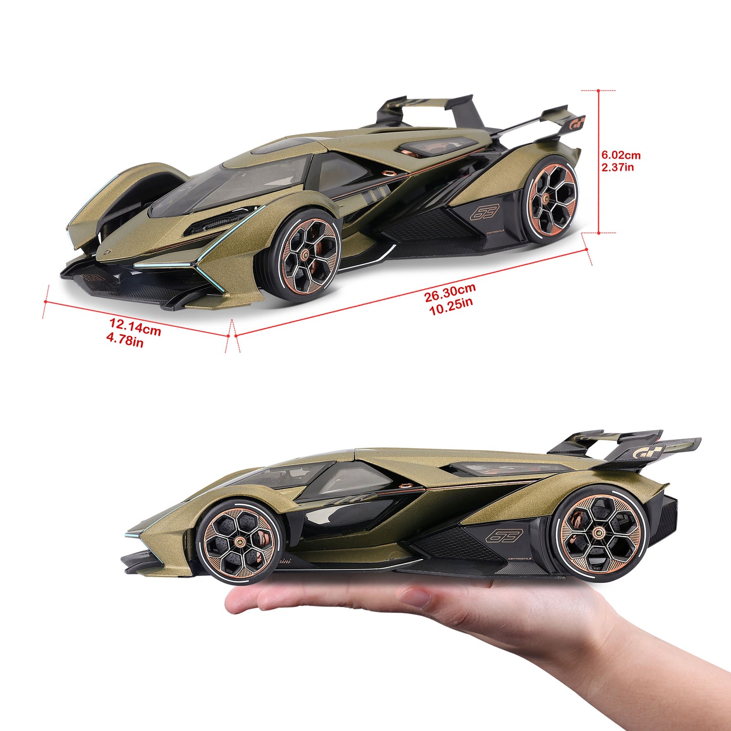 Macheta auto Lamborghini Vision GT V12 1:18 Maisto