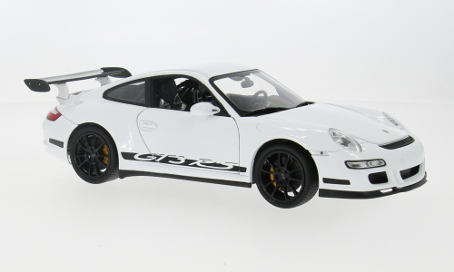 Macheta auto Porsche 911 (997) GT3 RS 2007 Alb 1:18 Welly