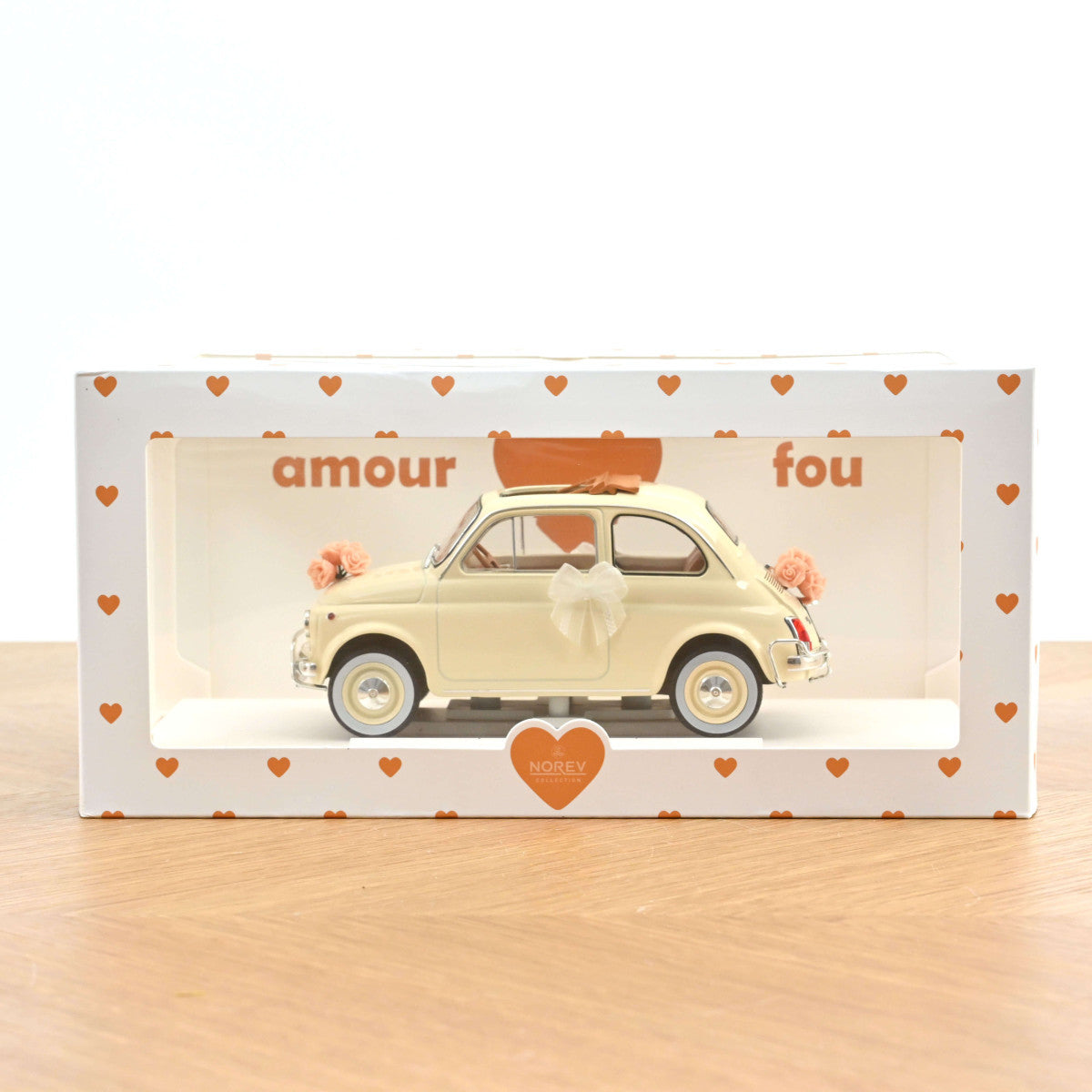 *Precomanda  Fiat 500 L 1968 Ivory Wedding Gift 1:18 Norev