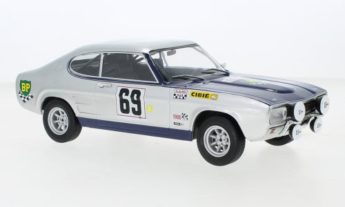 Macheta auto Ford Capri Mk I 2600 GT No.69 tour de Corse J.F.PiotJ.Todt (1969) 1:18 MCG