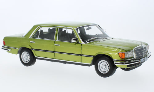 Macheta auto Mercedes 450 SEL (W116 (1976) 1:18 Norev Dealer Edition