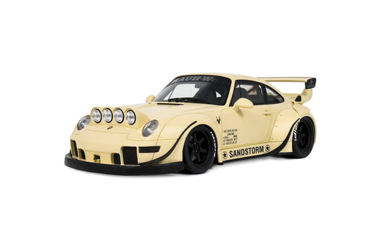 Macheta auto Porsche 911 RWB Sandstorm Sabds, Beige, 2023 1:18 GT Spirit