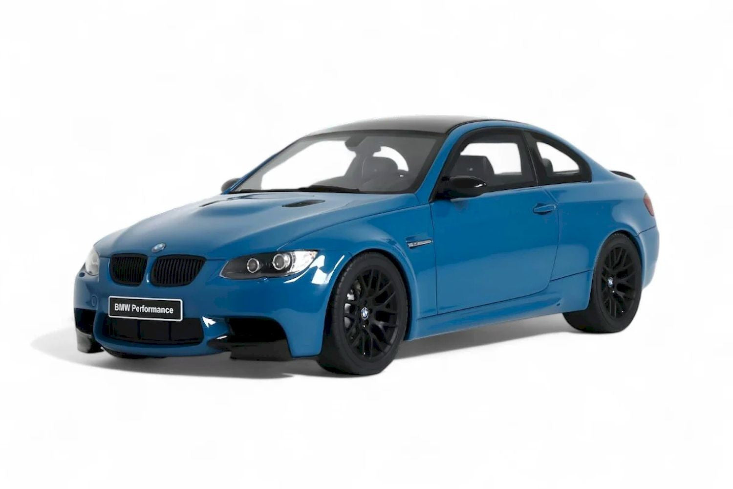 Macheta BMW M3 E92 2007 Laguna Seca Blue 1:18 GT Spirit