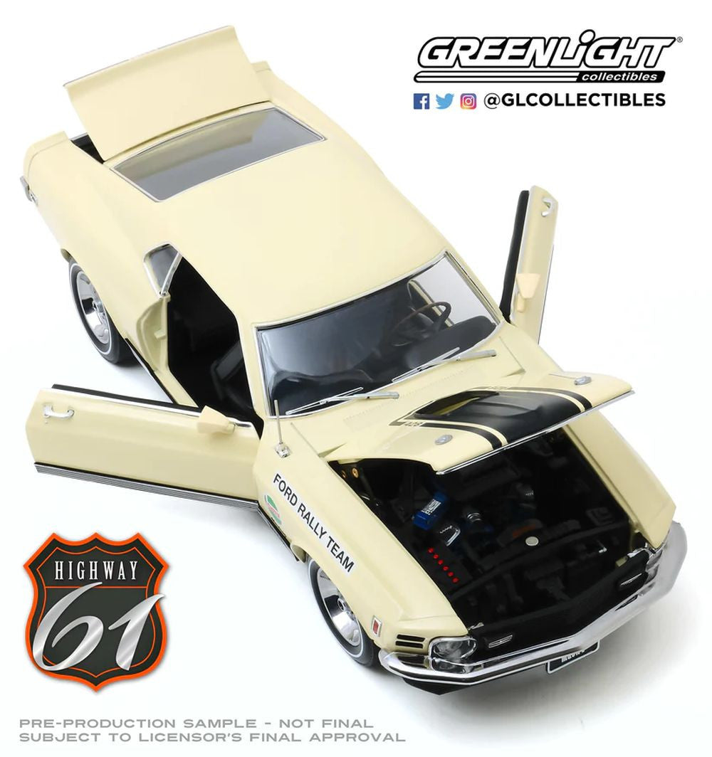 Macheta auto 1970 Ford Mustang Mach 1 – Competition Limited Team - SCCA Manufacturer’s Road Rally Championship 1:18 Highway 61