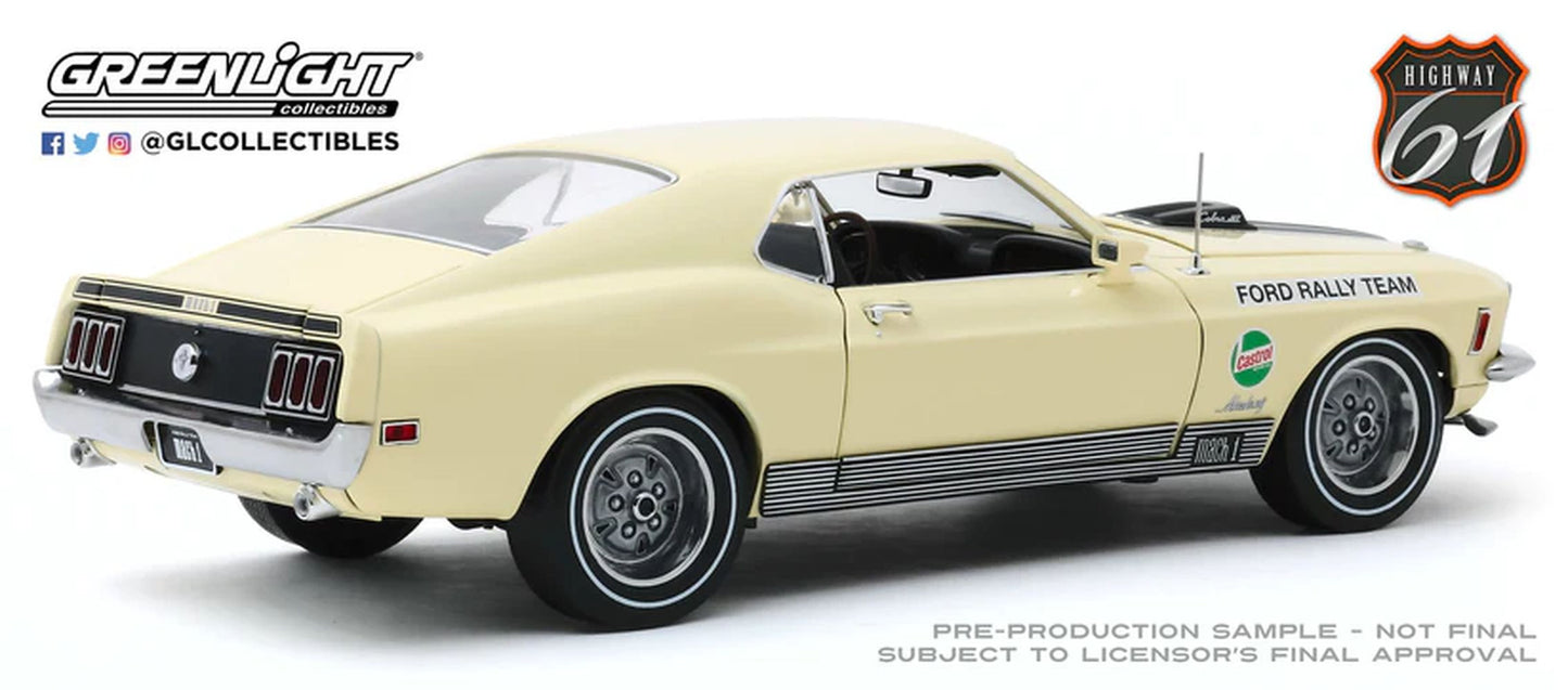 Macheta auto 1970 Ford Mustang Mach 1 – Competition Limited Team - SCCA Manufacturer’s Road Rally Championship 1:18 Highway 61