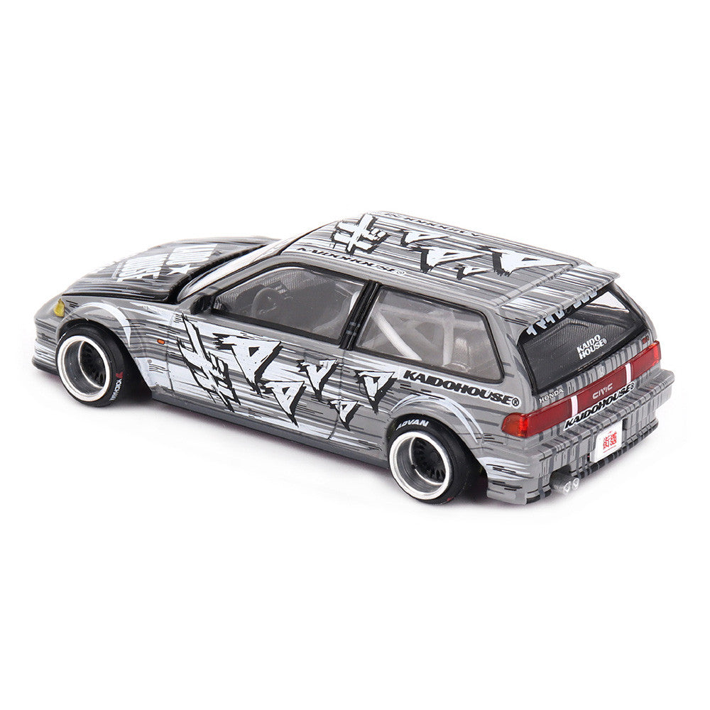 Macheta auto Honda Civic EF Kaido Manga V1 1987 1:64 MIniGT /Kaido House