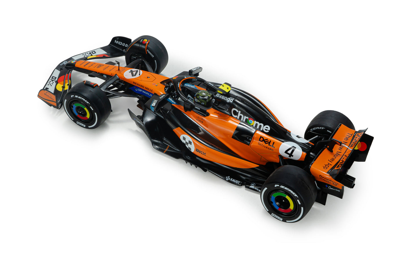 Macheta auto McLaren MCL39 – GP MONACO – 2025 – L.NORRIS #4 1:18 Solido