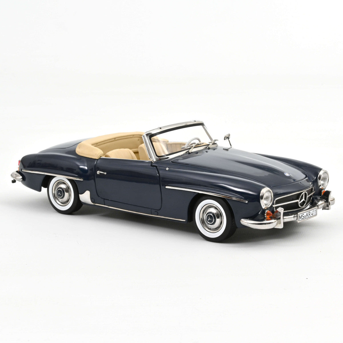 Mercedes-Benz 190 SL 1957 Middle Blue 1:18 Norev model car