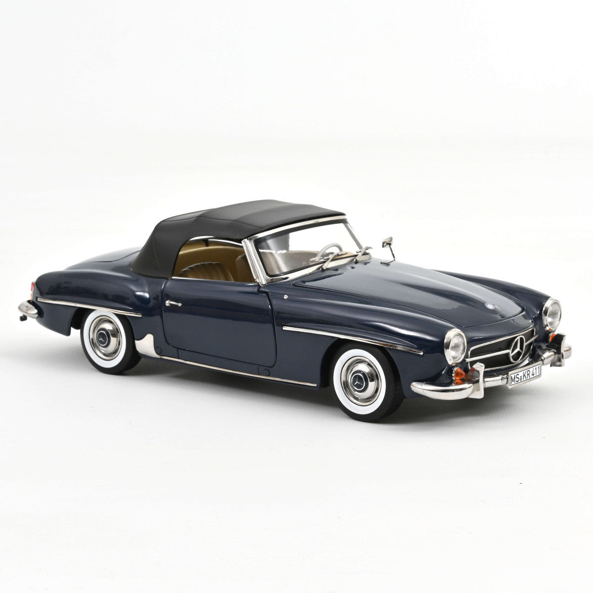 Mercedes-Benz 190 SL 1957 Middle Blue 1:18 Norev model car
