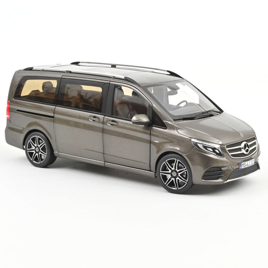 Model car Mercedes-Benz V-Class AMG-Line 2018 Indium Gray 1:18 Norev