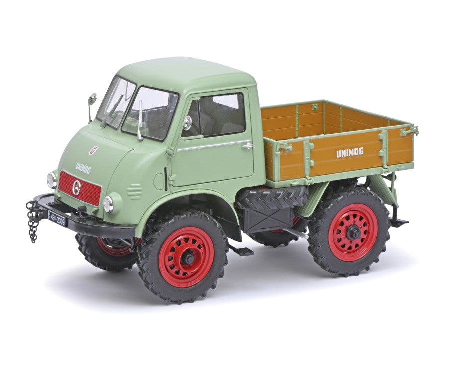 Macheta auto Mercedes Unimog 401 (1953) 1:18 Schuco