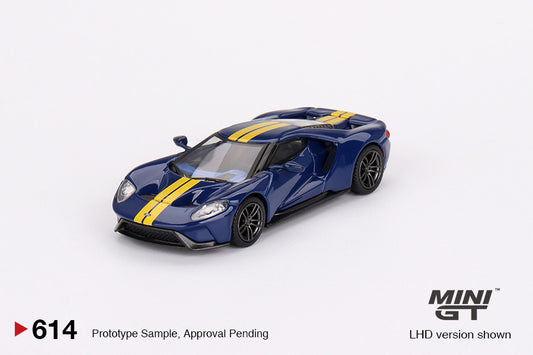Macheta auto Ford GT Sunoco Blue 2020 (LHD) 1:64 MIniGT