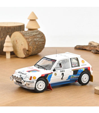 Macheta auto Peugeot 205 T16 1985 Monte-Carlo Rally #2 Ari Vatanen 1:18 Norev