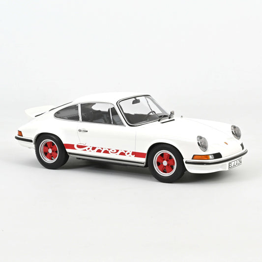 Model car Porsche 911 Carrera RS 2.7 1973 Grand-Prix-White/Red 1:12 Norev