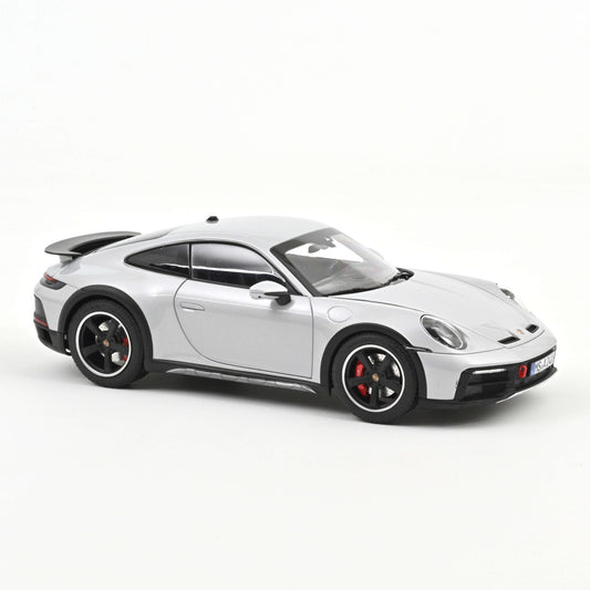 Porsche 911 Dakar 2023 Ice Grey Metallic 1:18 Norev model car