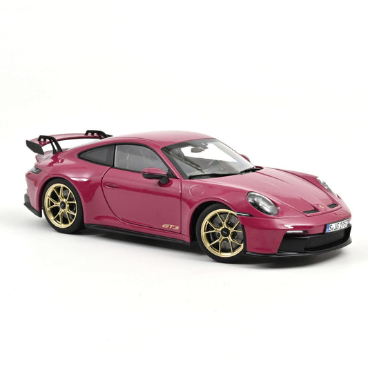 Model car Porsche 911 GT3, Ruby Star Neo, 2021 1:18 Norev
