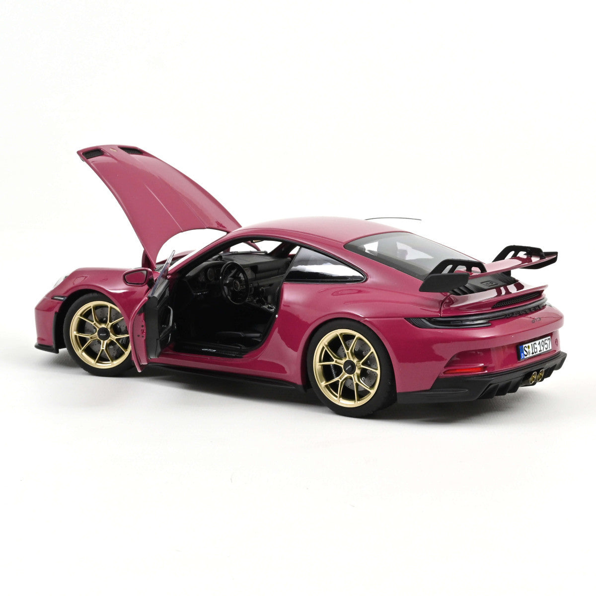 Model car Porsche 911 GT3, Ruby Star Neo, 2021 1:18 Norev