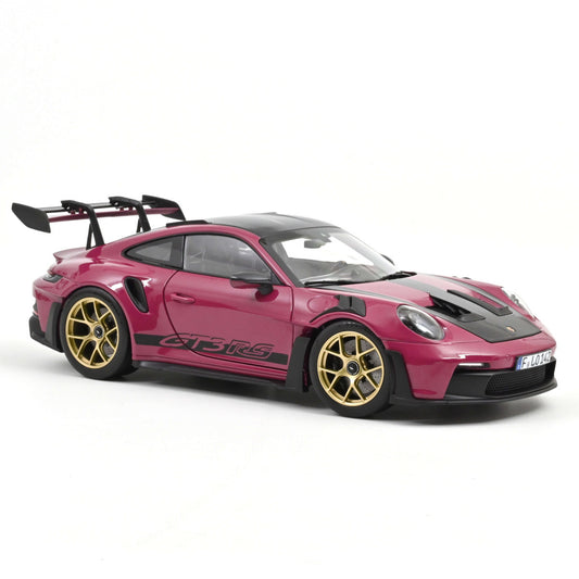 Model car Porsche 911 GT3 RS w/Weissach Pack, Ruby Star, 2022 1:18 Norev