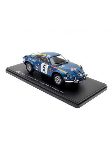 Macheta auto ALPINE Renault A110 1800 #5 J.L.Therier Rally Portugal 1973 1:24 Hachette