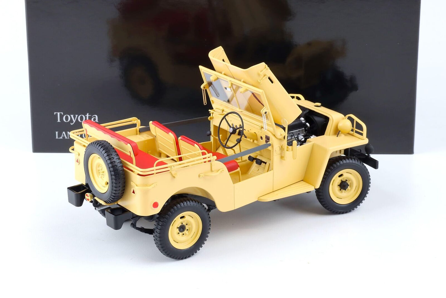 Macheta auto Toyota Land Cruiser BJ 4x4 (1951) 1:18 Kyosho