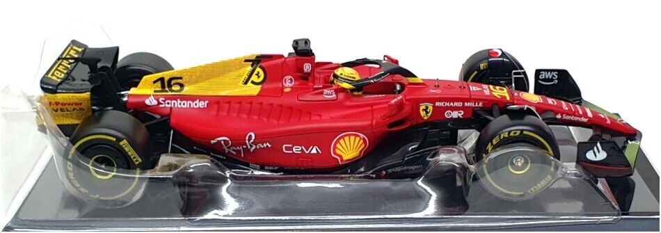 Macheta auto Ferrari F1-75 GP Monza Italy C. Leclerc Formula 1 (2022) 1:24 Bburago