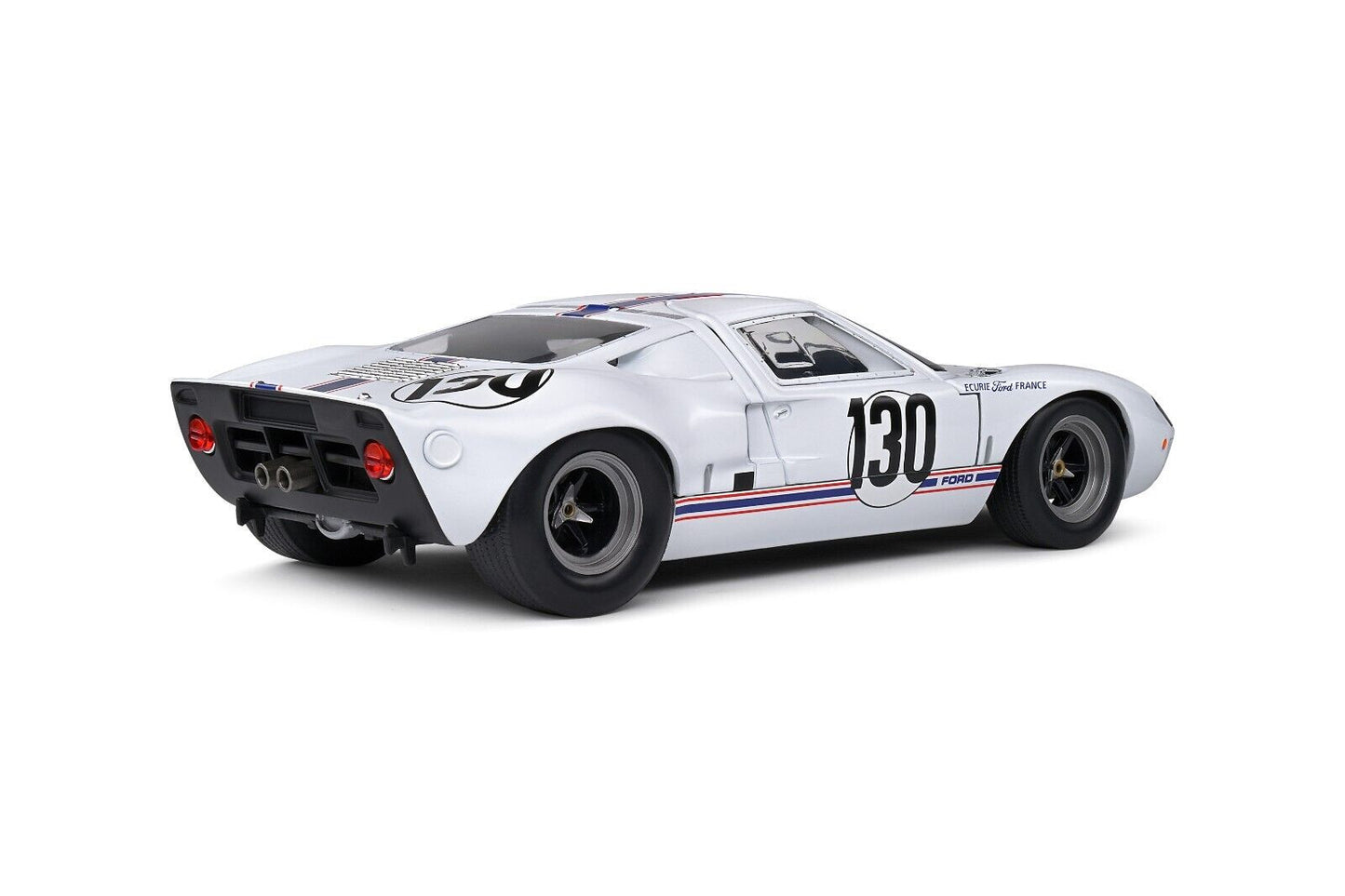 Macheta auto Ford GT40 MK1 WHITE #130 H.GREDER / J.M.GIORGI TARGA FLORIO (1967) 1:18 Solido