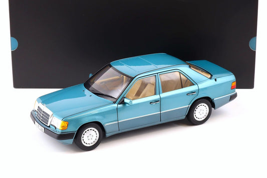 Macheta auto Mercedes 230 E W124 Sedan (1992) 1:18 Norev Dealer Edition