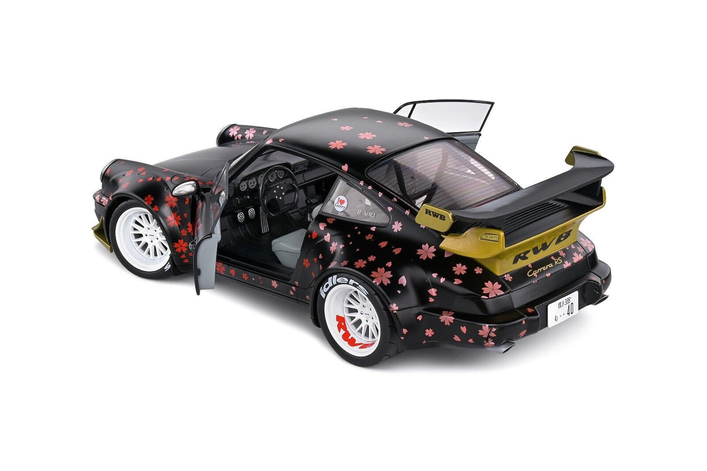 Macheta auto RWB BODYKIT AOKI BLACK (2021) 1:18 Solido