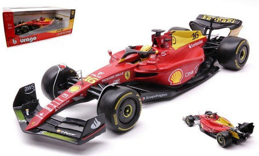 Macheta auto Ferrari F1-75 GP Monza 2022 Charles Leclerc Formula 1 1:18 Bburago