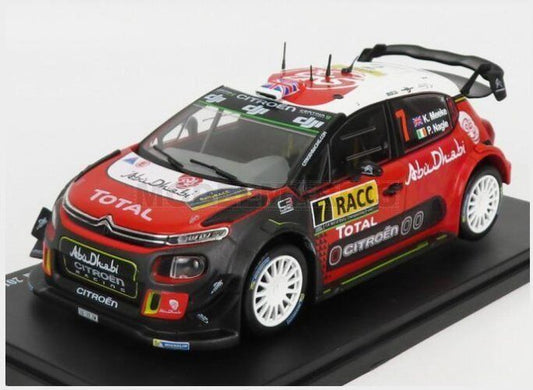 Macheta auto Citroen C3 WRC Abu Dhabi N7 Rally RAC Catalunya Costa Durada 2017 K. Meeke   1:24 Hachette