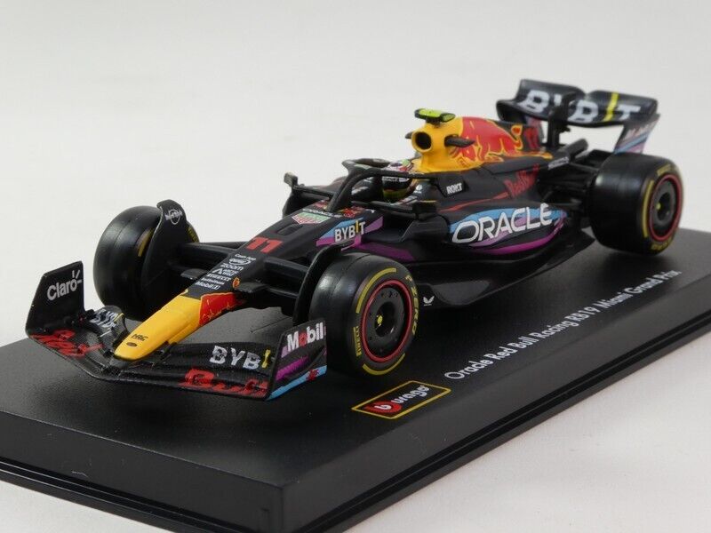 Macheta auto Red Bull F1 Rb19  #11 Miami GP 2023 Sergio Perez (2023) 1:43 Bburago Signature