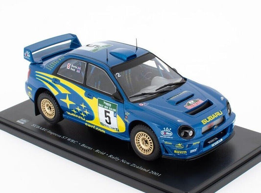 Macheta auto Subaru Impreza S7 WRC - Burns-Reid - Rally New Zealand 2001 1:24 Hachette